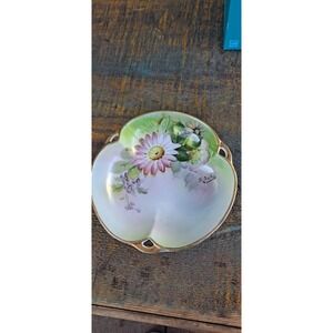 Nippon Hand Painted Signed Dish 6"